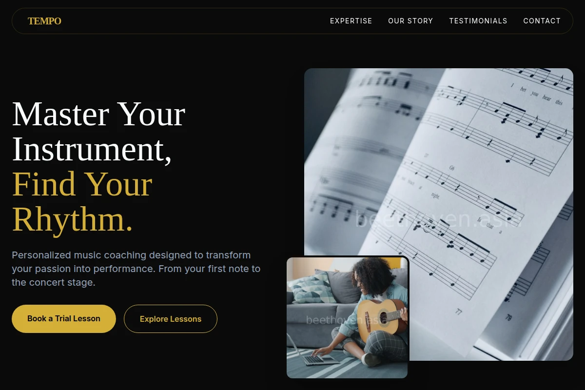 Tempo Music Lesson