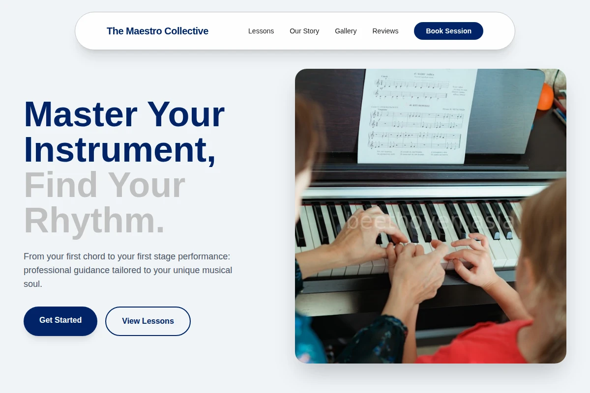 Podium Music Lesson