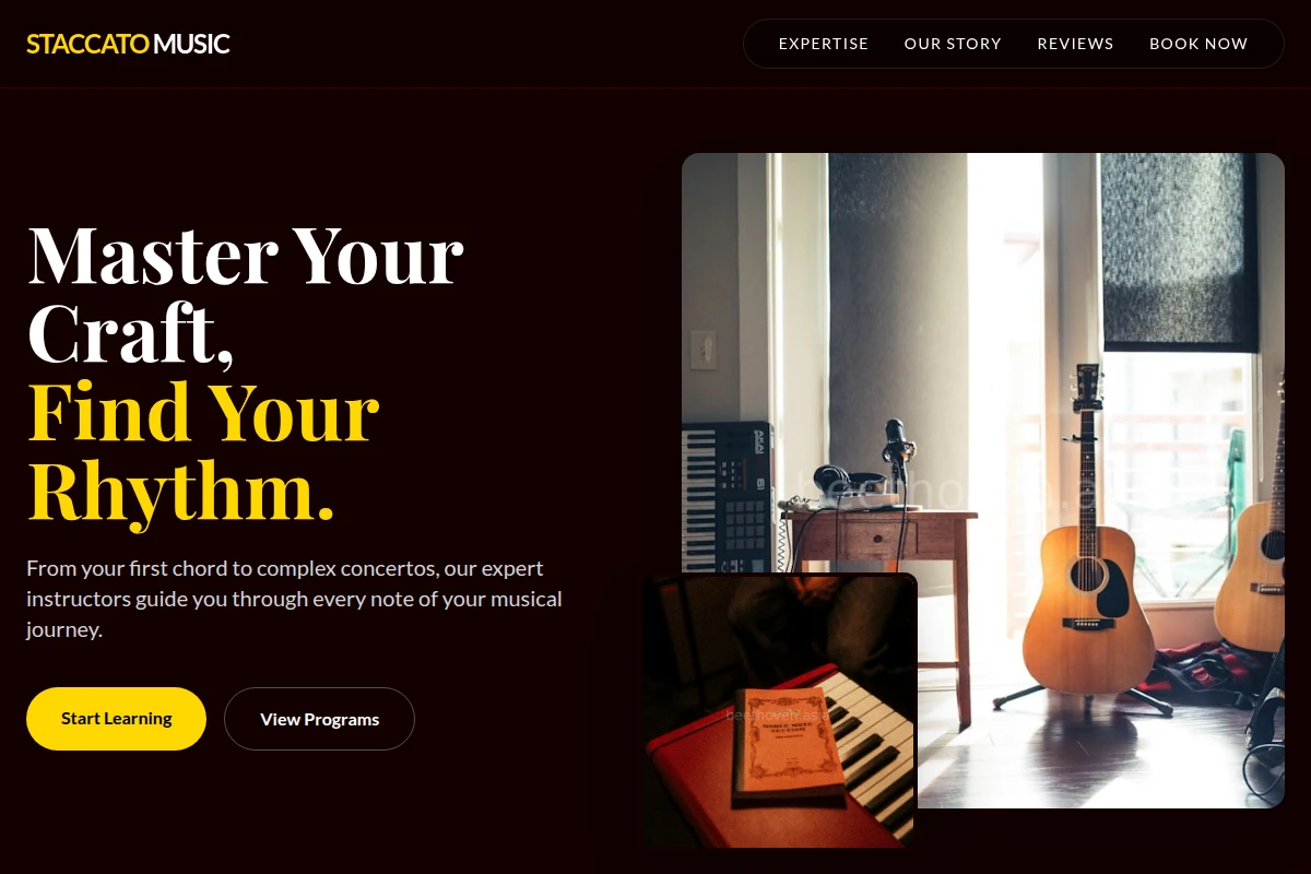 Staccato Music Lesson