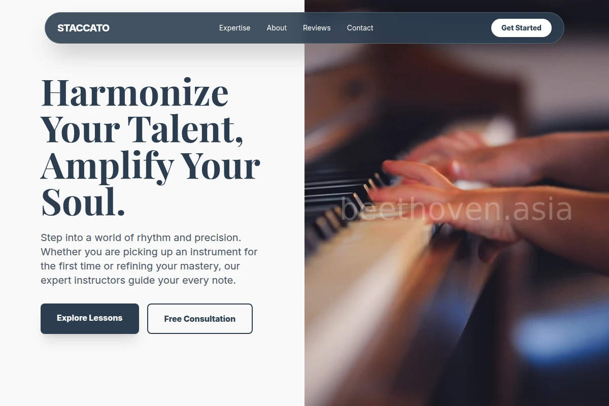 Staccato Music Lesson